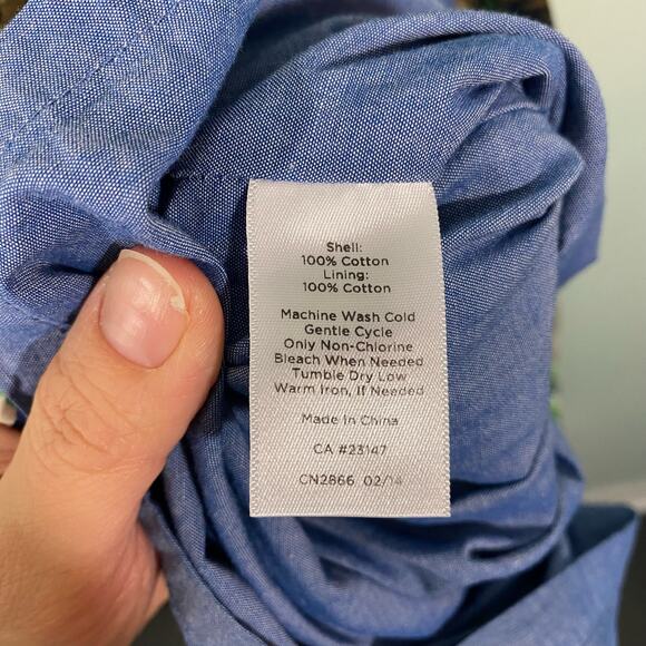 Talbots Women's Tropical Hawaiian Print Sleeveless Sheath Dress Size 10 - Picture 3 of 8